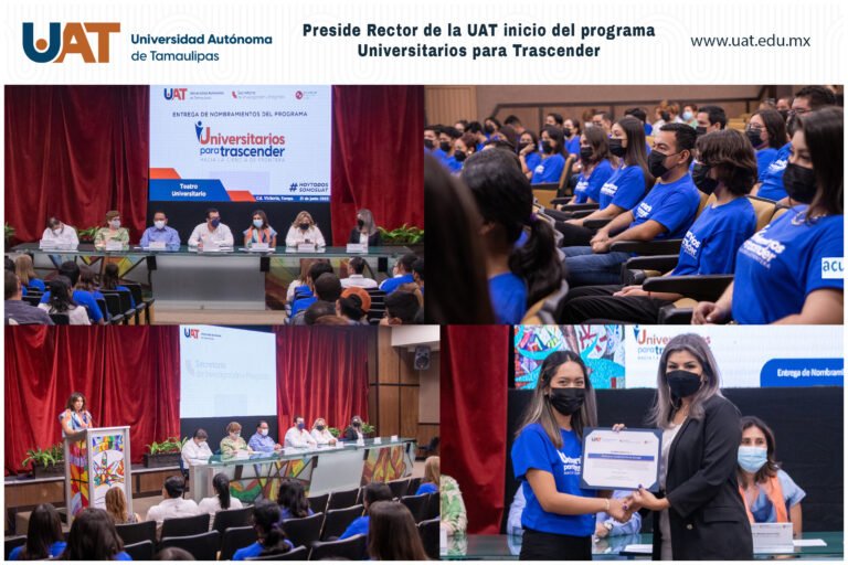 Preside Rector de la UAT inicio del programa Universitarios para Trascender