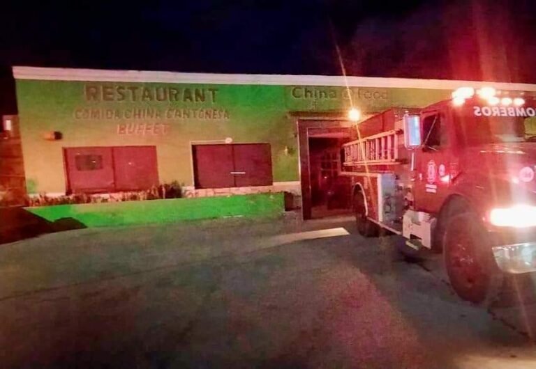 Se incendia negocio de comida china en Altamira