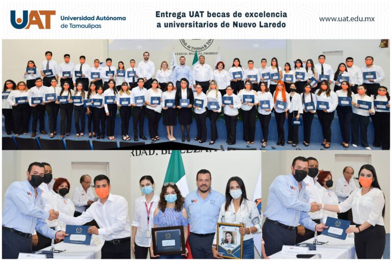 Entrega UAT becas de excelencia a universitarios de Nuevo Laredo￼