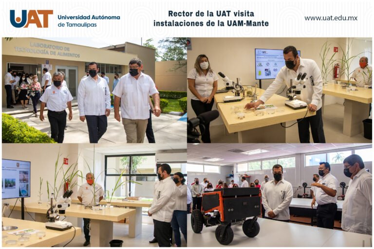 Rector de la UAT visita instalaciones de la Unidad Académica Mante