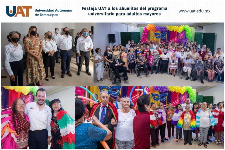 Festeja UAT a los abuelitos del programa universitario para adultos mayores￼