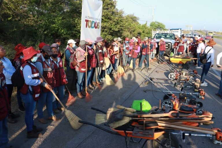 CON GRAN ÉXITO LLEVAN A CABO JORNADA DE LIMPIEZA EN EL CORREDOR URBANO