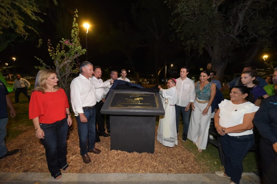 Inaugura Chucho Nader Modernización Integral del Parque Sierra Morena