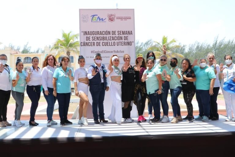 Activa Gobierno de Tamaulipas la “Semana de Sensibilización de Cáncer de Cuello Uterino”