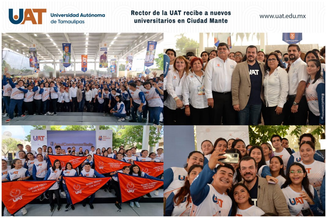 Rector de la UAT recibe a nuevos universitarios en Ciudad Mante