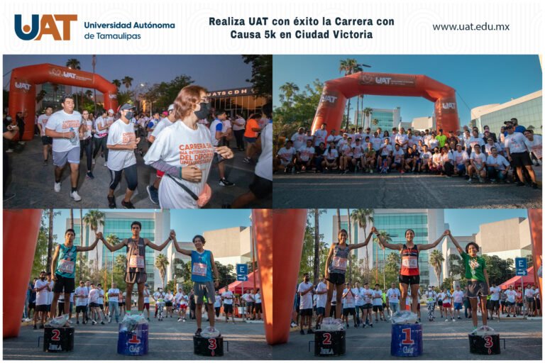 Realiza la UAT Carrera con Causa 5k en ciudad Victoria