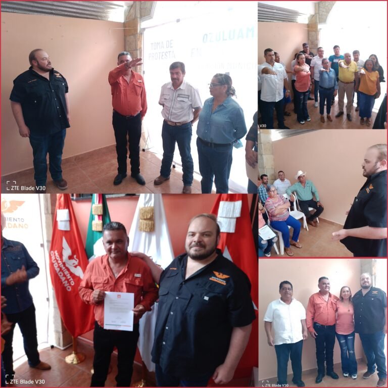 TOMA DE PROTESTA DEL COMITÉ DE MOVIMIENTO CIUDADANO EN OZULUAMA 