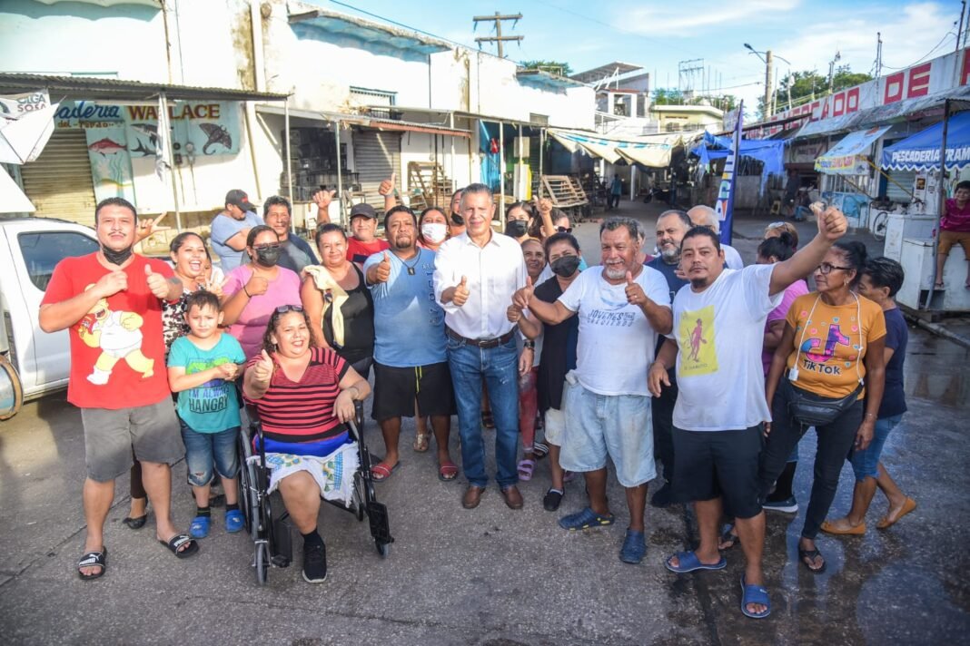 Inicia Chucho Nader Construcción de Nuevo Mercado de Mariscos La Puntilla