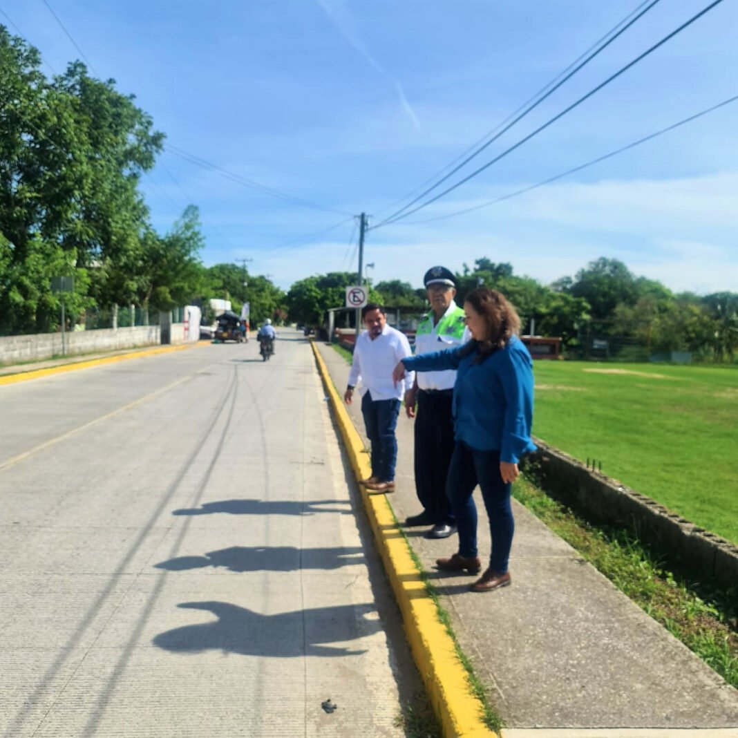 REFORZARAN LA SEGURIDAD VIAL EN LA RIBERA DE TAMPICO ALTO