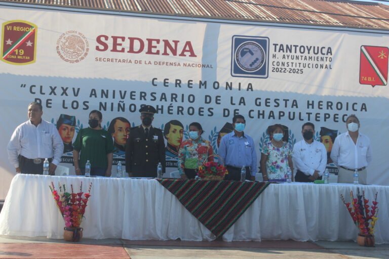 Realizan acto cívico por el día de los Niños Héroes