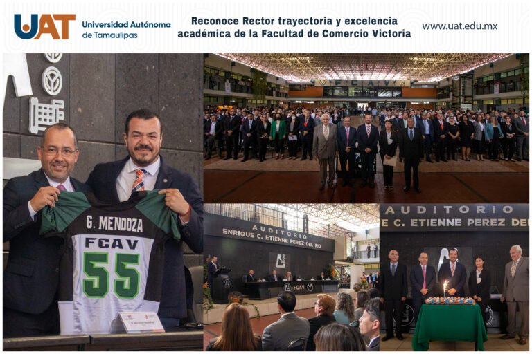Reconoce Rector trayectoria académica de la Facultad de Comercio Victoria