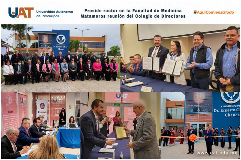 Colegio de directores de la UAT sesiona en la Facultad de Medicina Matamoros