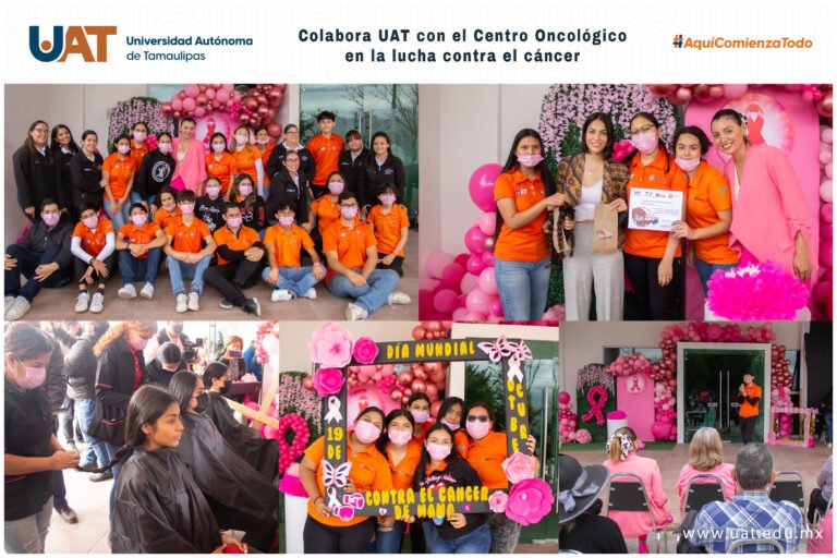 Colabora UAT con el Centro Oncológico en la lucha contra el cáncer de mama