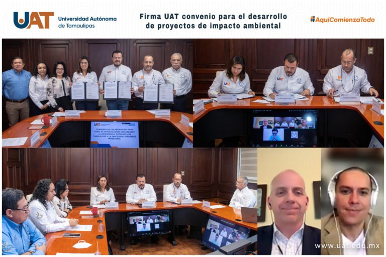 Firma UAT convenio para el desarrollo de proyectos de impacto ambiental