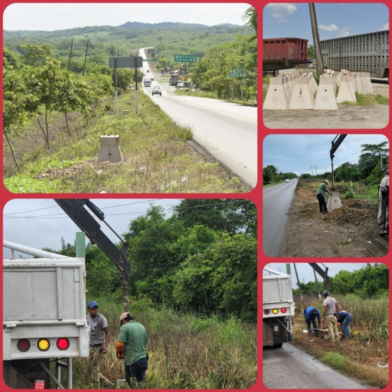 ILUMINAN LOS ACCESOS A TEMPOAL CON MODERNO ALUMBRADO