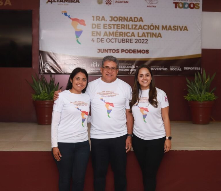 PARTICIPA GOBIERNO DE ALTAMIRA EN LA PRIMERA JORNADA DE ESTERILIZACIONES MASIVAS EN AMÉRICA LATINA