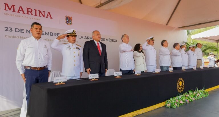 Conmemoran el Día de la Armada en Ciudad Madero