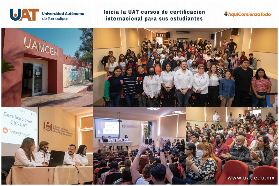 Capacita UAT a estudiantes para la certificación internacional en competencias tecnológicas