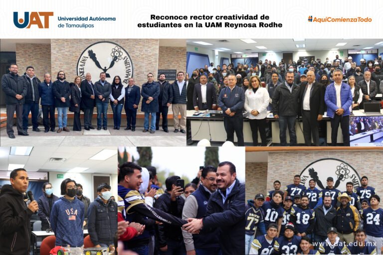 Reconoce rector creatividad de estudiantes en la UAM Reynosa Rodhe