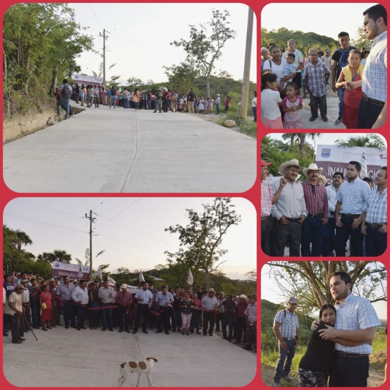 VUELVE TEMPOAL AL BUEN CAMINO CON OBRAS DE PAVIMENTACION