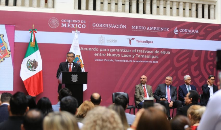 Avala Adán trasvase de NL a Tamaulipas; acuerdo es un hecho histórico