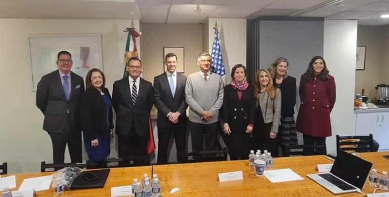Gobernador y Embajador de Méxicoen EU promueven inversiones para Tamaulipas