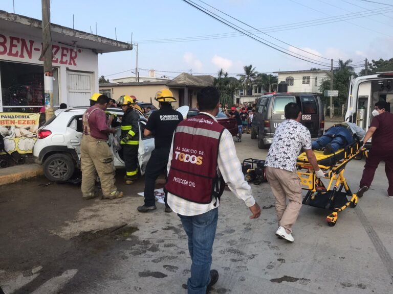 Accidentes viales arrojan 4 lesionados graves en Altamira￼￼