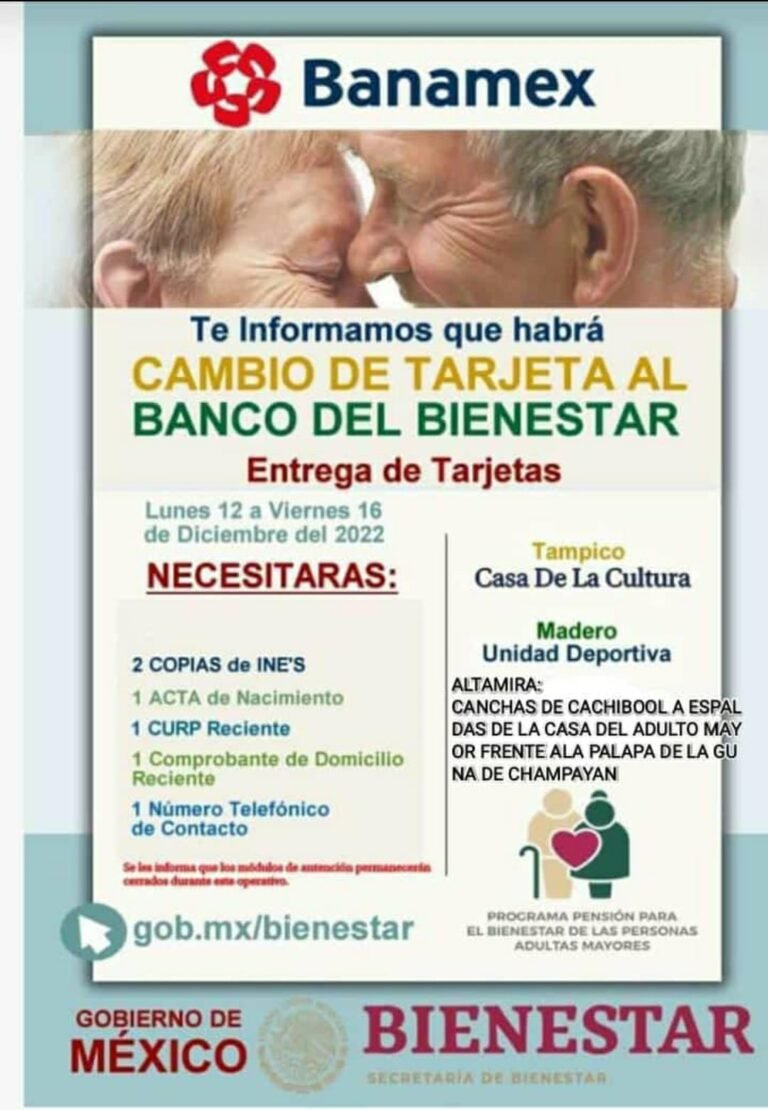 Anuncian cambio de tarjeta de adultos mayores que reciben apoyos