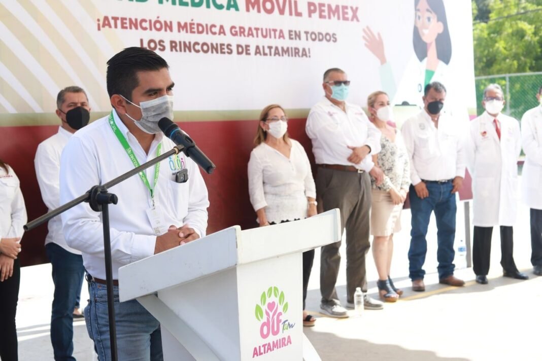 CONTINÚAN SISTEMA DIF ALTAMIRA Y PEMEX PROMOVIENDO LA SALUD EN LA URBE INDUSTRIAL