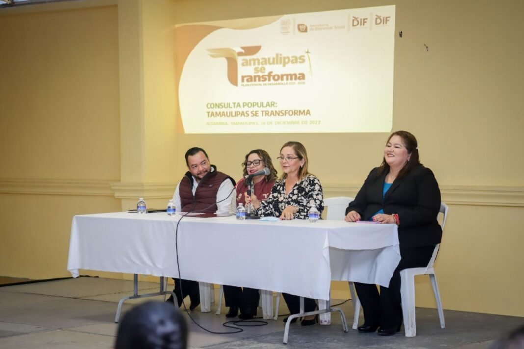 DIF TAMAULIPAS Y SEBIEN ORGANIZA FORO PARA ELABORACIÓN DEL PLAN ESTATAL DE DESARROLLO DE LA MANO CON DIF ALTAMIRA