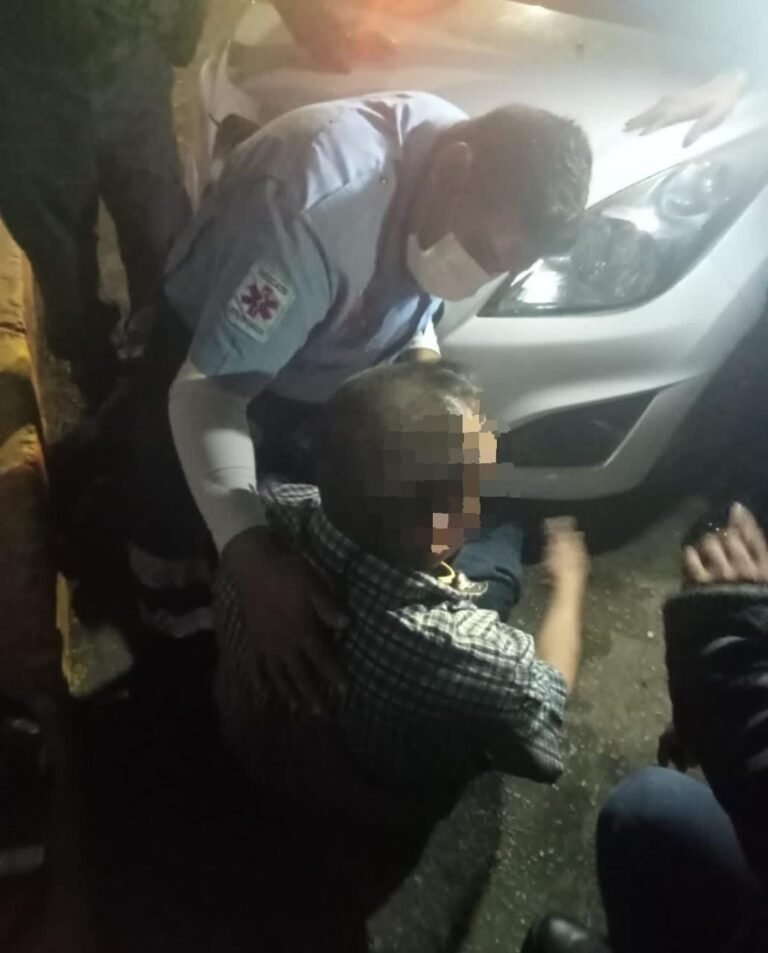 Hombre cae sobre su propia altura en Altamira