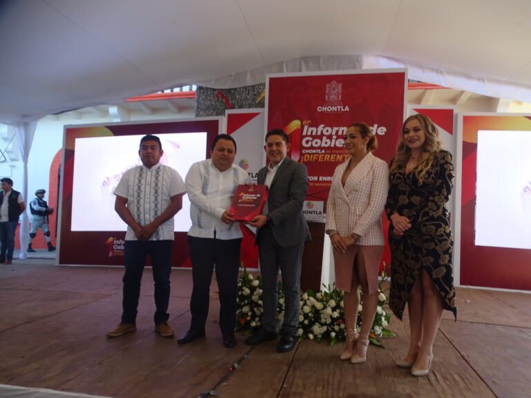 EN CHONTLA, RINDE PRIMER INFORME NESTOR ENRIQUE SOSA PEÑA&nbsp;