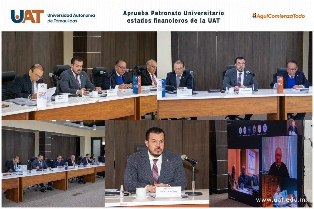 <strong>Aprueba Patronato Universitario estados financieros de la UAT</strong>