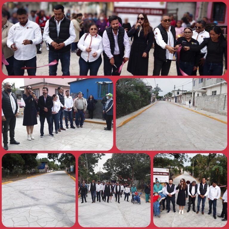 INAUGURA VALERIA NIETO DOS CALLES EN LA COL. BENITO JUÁREZ Y CONGREGACIÓN 1º DE MAYO