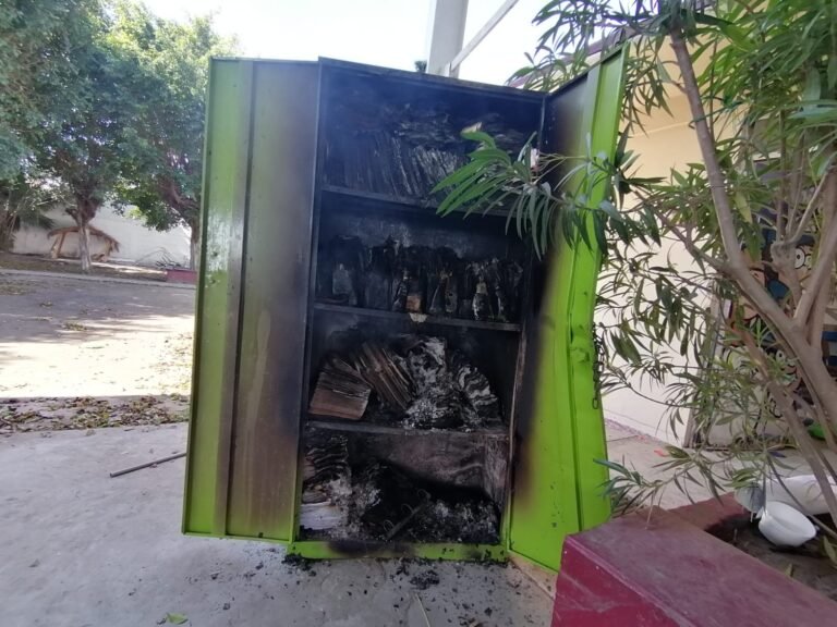 Delincuentes vandalizan escuela de Altamira
