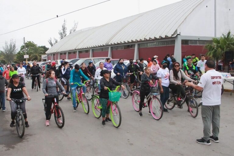 INCENTIVAN LA SALUD DE LAS FAMILIAS ALTAMIRENSES CON RODADAS DOMINICALES EN BICI