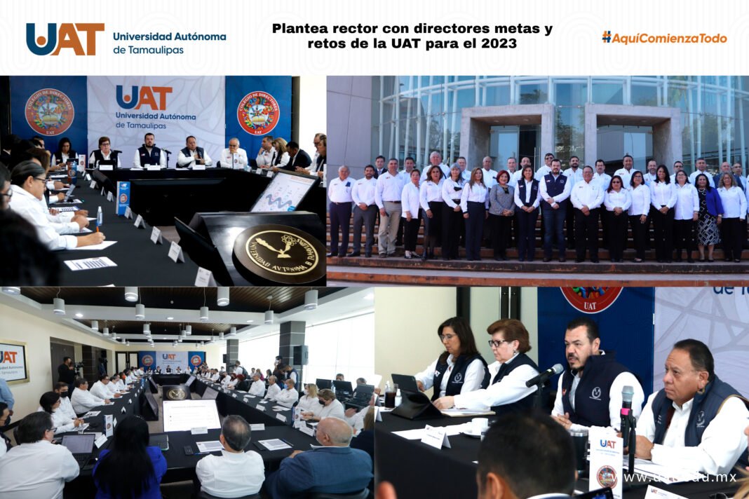 <strong>Plantea rector con directores metas y retos de la UAT para el 2023</strong>