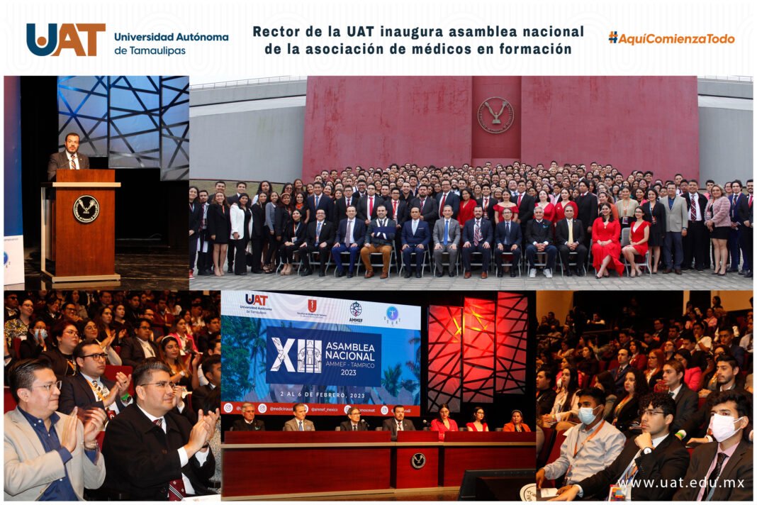 <strong>Inaugura rector de la UAT asamblea nacional de médicos en formación</strong>