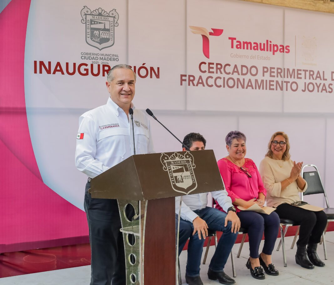 <strong>Cumple Adrián Oseguera con cercado perimetral de área verde</strong>