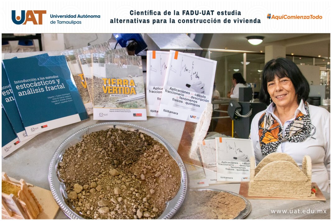 <a><strong>Científica de la UAT estudia técnicas sustentables para la construcción de vivienda</strong></a>