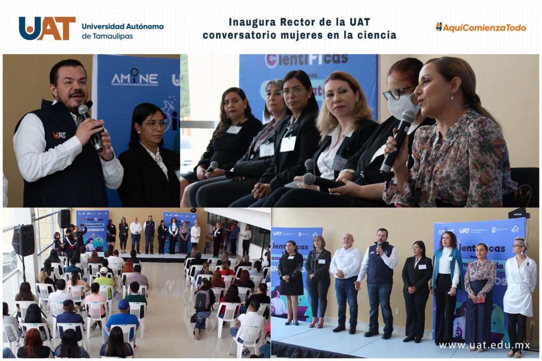 <strong>Rector de la UAT inaugura conversatorio sobre mujeres en la ciencia</strong>