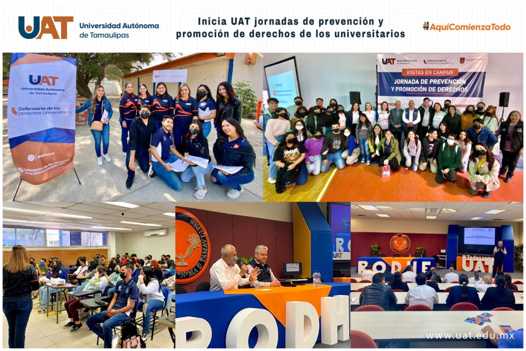 <strong>Inicia UAT jornadas de prevención y promoción de derechos de los universitarios</strong>