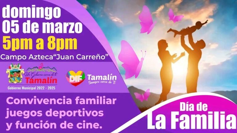 FESTEJARAN EL DIA DE LA FAMILIA CON UNA GRAN CONVIVENCIA EN TAMALIN