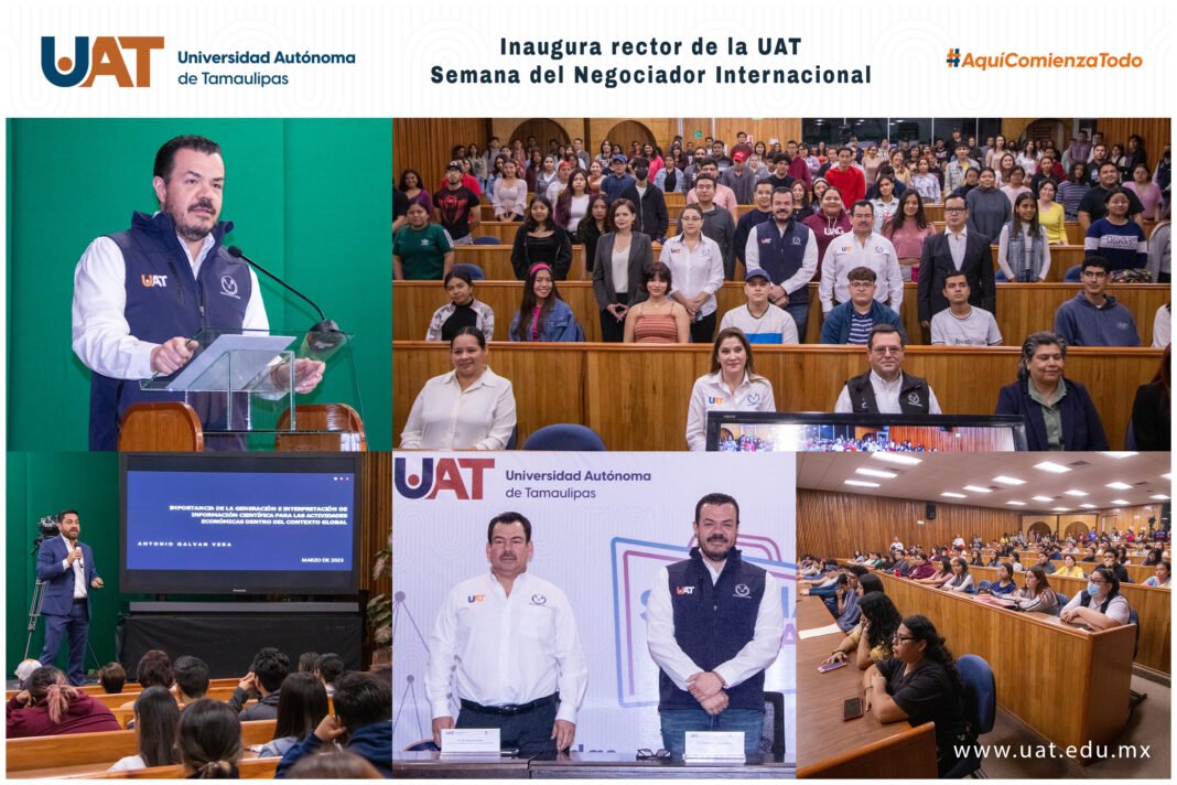 <strong>Inaugura el rector de la UAT la semana académica del negociador internacional</strong>
