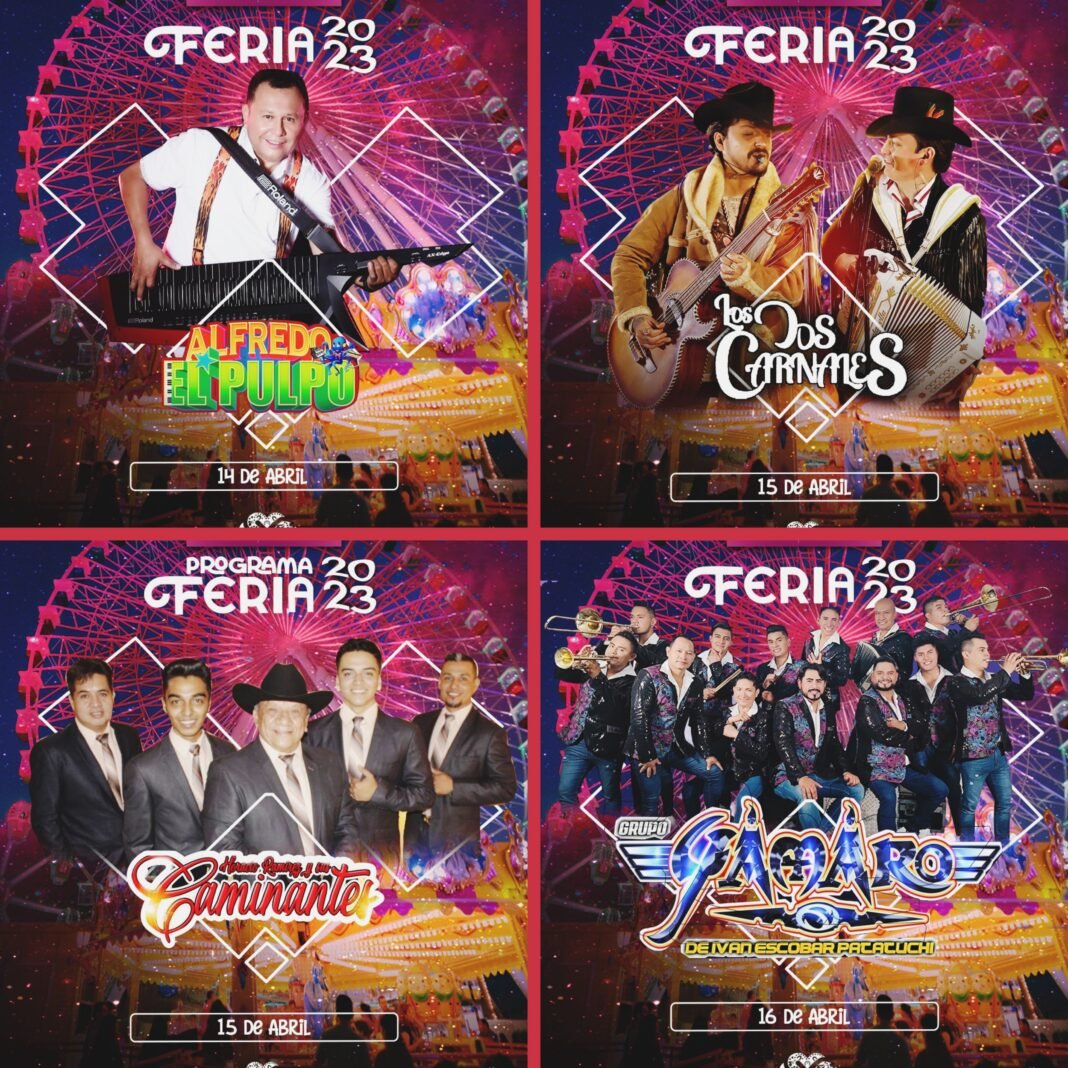 DAN A CONOCER CARTELERA DE ARTISTAS DE LA FERIA EL HIGO 2023.