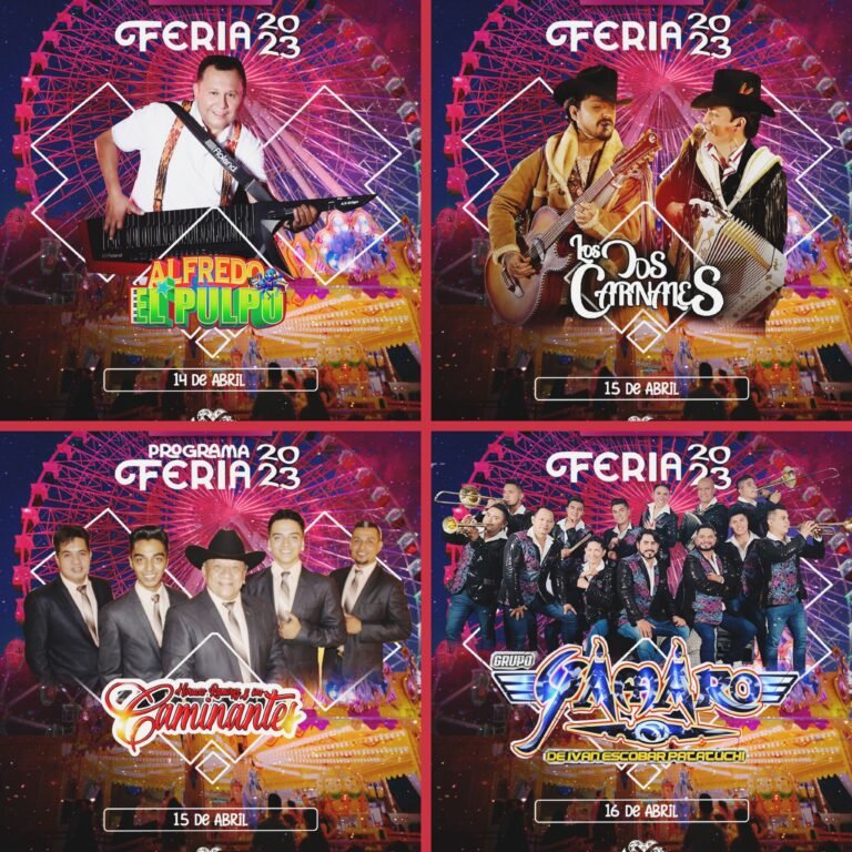 DAN A CONOCER CARTELERA DE ARTISTAS DE LA FERIA EL HIGO 2023.