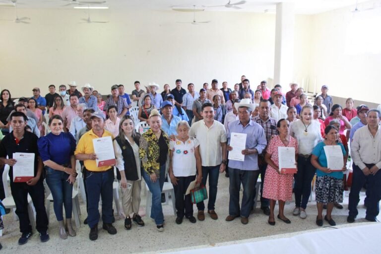 EN CHONTLA, GOBIERNO MUNICIPAL DA CERTEZA JURÍDICA A EJIDATARIOS A TRAVÉS DEL RAN