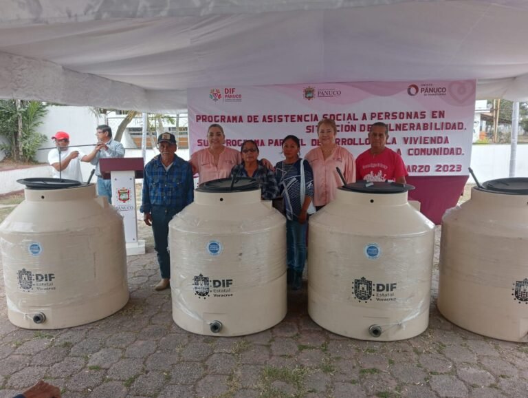 ENTREGA EL DIF PÁNUCO APOYOS A PERSONAS EN SITUACIÓN DE VULNERABILIDAD
