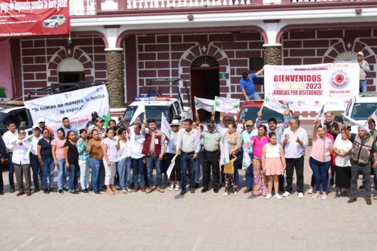 DAN BANDERAZO AL OPERATIVO SEMANA SANTA TEMPOAL 2023 