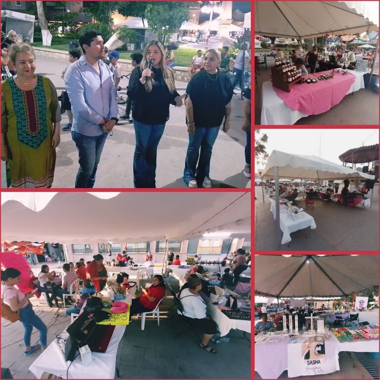 INAUGURA DENISSE GUZMÁN GONZALEZ  EL BAZAR “MUJER EMPRENDE” EN PÁNUCO